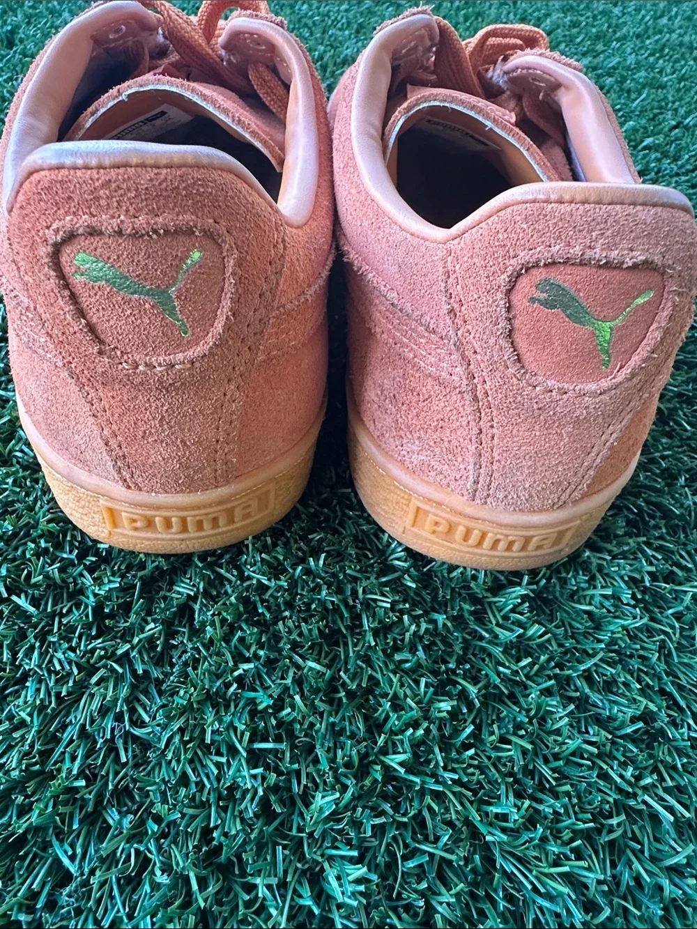 Puma Suede Women's Sneakers in Coral Orange